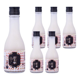 菇王 甜米釀, 特殊發酵技術 獨特台灣風味, 無酒精成分, 大人小孩都能喝, 200ml, 6瓶