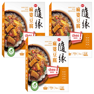 味丹 隨緣 麻婆豆腐調理包 全素, 200g, 3盒
