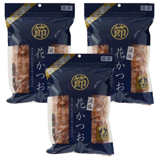 日本藤澤 寵物減鹽柴魚片, 提高食慾, 可與乾濕糧混合, 減鹽柴魚片, 40g, 3包