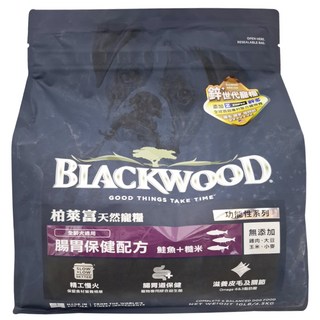 BLACKWOOD 功能性 腸胃保健配方 鮭魚 + 糙米, 腸胃保健配方, 4.5kg, 1袋