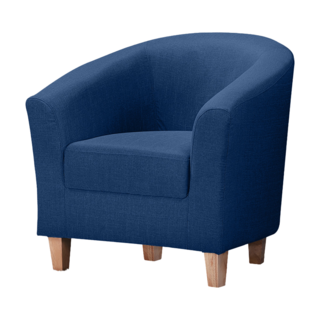 Hampton 漢汀堡 莫里斯布面休閒椅, 寶石藍