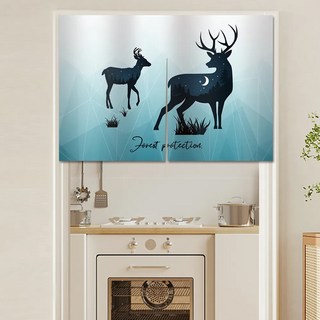 BonBon naturel 日式短門簾, 鹿森林