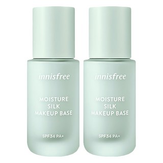 INNISFREE 絲柔保濕妝前飾底乳 清新綠 SPF34 PA+，妝前打底，保濕提亮，修飾膚色，2瓶