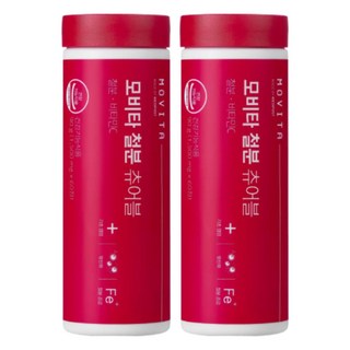 모비타 철분 츄어블 90g, 2개, 60정