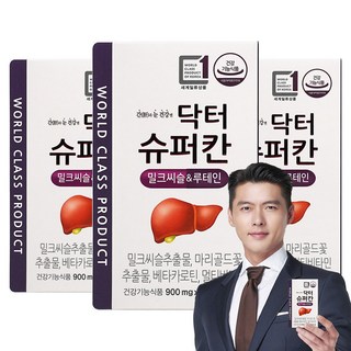 에이치엘사이언스 닥터슈퍼칸 밀크씨슬 루테인 27g, 30정, 3개