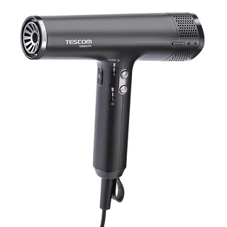TESCOM BLDC專業級負離子吹風機，LDC超高轉速馬達，千萬級負離子，四段風溫，反向風壓清潔, TD880ATW, 黑色
