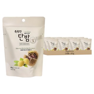 Jayeonru 濕潤甜栗, 80g, 18個