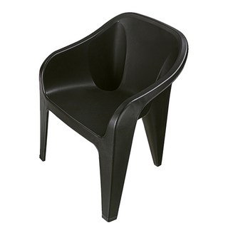 KEYWAY 聯府 曼哈頓休閒椅 RC6834 60.5 x 55.8 x 73.5cm, 黑色, 1個