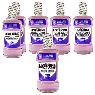 LISTERINE 李施德霖 全效護理漱口水 全方位口腔護理 有效預防多種口腔問題, 750ml, 6瓶