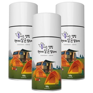 리드홈 폼나는 캠핑 원터치 살균 탈취제, 180g, 3개