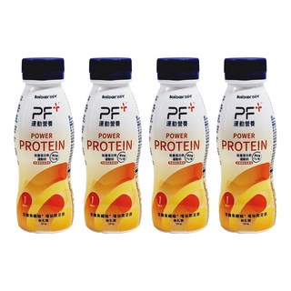 PF 運動營養 能量蛋白飲 阿薩姆奶茶風味 每瓶提供12克蛋白質 零脂肪、零乳糖 適合運動前後飲用 310ml, 4瓶