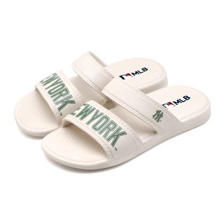 MLB 紐約洋基隊雙露營拖鞋, 260, 象牙色/卡其色