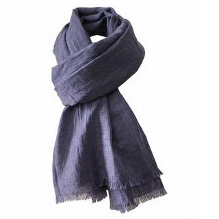 Vavisoo 邁賓斯 素色棉質圍巾