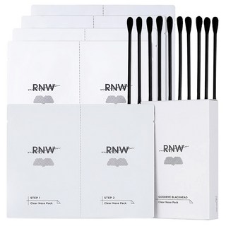 RNW 如薇 2步驟去黑頭粉刺鼻貼 毛孔管理 皮脂護理 舒緩肌膚, 5入, 1組