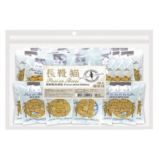 Puss in Boots 長靴貓 新鮮凍乾, 鮭魚, 200g, 1袋