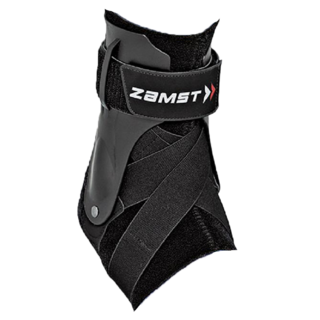 ZaMST 贊斯特 右腳踝護具 加強版, 黑色, 1個