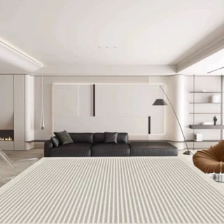 北歐風幾何地毯 140 x 200cm - 簡約現代風格地墊/腳踏墊