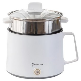 HONG JIN 宏晉 電煮鍋 18 x 18 x 14cm 白色 1.7L, ONLY-1