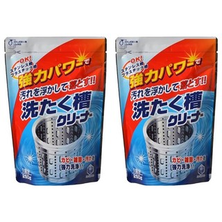 第一石鹼 洗衣槽清潔劑補充包, 強力洗淨除菌消臭, 適用不鏽鋼及塑膠內槽, 250g, 2包