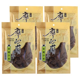 大溪廖心蘭豆干 老道沙茶, 110g, 4包