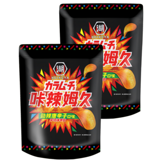 KOIKEYA 湖池屋 咔辣姆久 勁辣唐辛子洋芋片, 500g, 2個