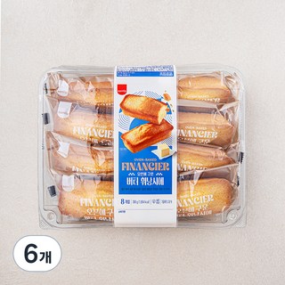 삼립 오븐에 구운 버터 휘낭시에, 45g, 8개입, 6개