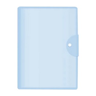 E.dot A3試卷收納冊 平放收納無需折疊, 1本, 藍色