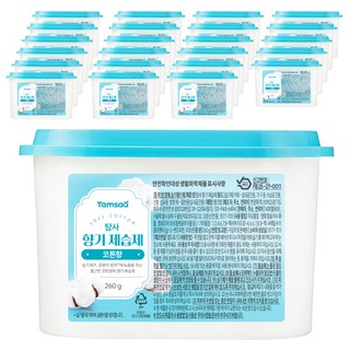 탐사 향기 제습제 코튼향, 260g, 24개