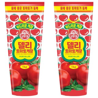 OTTOGI 不倒翁 番茄醬, 1kg, 2條