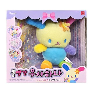 AURORA World 三麗鷗角色 臉紅花小兔娃娃, 1個, 多色, 200mm