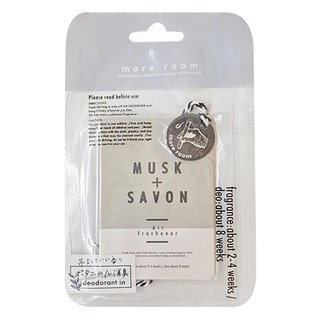 more room 植物性消臭香氛片 110 x 35 x 180mm, 白麝香 + 皂香, 60g, 1包