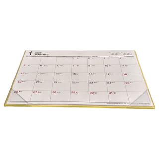 SEASON Paper&Gift 四季紙品禮品 2025年超值13開桌曆附墊 - 粉黃, 1個