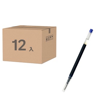 Double A 0.5mm 中性筆筆芯, 藍色, 12支