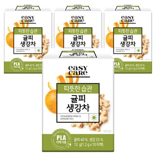 NOKCHAWON 綠茶園 陳皮薑茶, 1.2g, 10包, 4盒