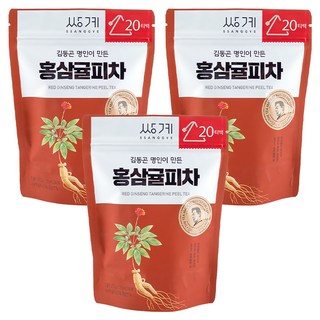 SSANGGYE 紅蔘陳皮茶, 1.5g, 25包, 3袋