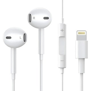 TWHAMMER 焊馬 半入耳式麥克風耳機, Lightning接頭, 線長120cm, CY-H5732, 1個