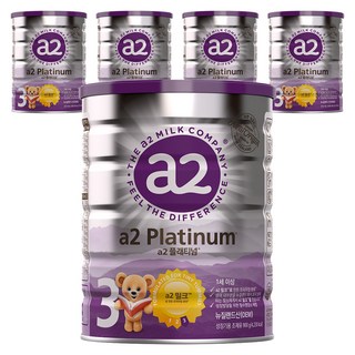 a2 MILK New Origin A2白金蛋白奶粉 3號 1-3歲, 5罐, 900g