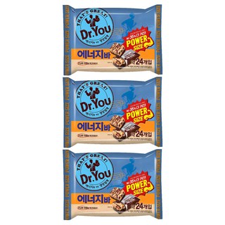 닥터유 에너지바 파워사이즈, 337g, 3개