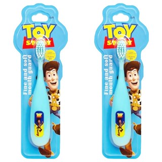 Dr.Fresh 兒童專用牙刷 細緻柔軟護齦, TOY玩具總動員 藍色, 1入, 2支