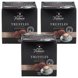 Joyaux de France 咖啡松露巧克力, 3盒, 150g