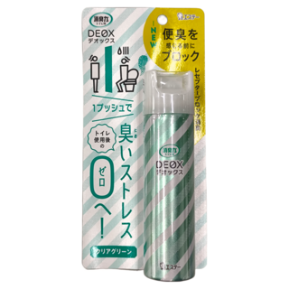 ST 雞仔牌 DEOX 浴廁除臭噴霧隨身瓶 清透綠香, 50ml, 4瓶