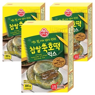 OTOKI 不倒翁 糯米艾草糖餅預拌粉, 3個, 300g