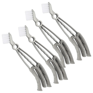 곰지홈 틈새 청소솔 블라인드 에어컨 청소집게, 그레이, 4개