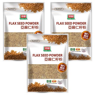 薌匯 亞麻仁籽粉，100%純粉，高鈣高纖高鐵，含Omega-3，250g, 3包