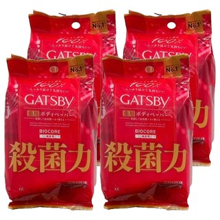 MANDOM 杰士派 殺菌止汗香體巾 無香味30片 體香濕巾/去除汗味/抑菌/便攜, 292g, 4包