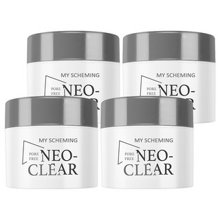 MY SCHEMING 我的心機 火山礦物平衡淨膚黑泥膜, 4罐, 1入