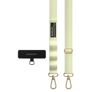 MAGEASY STRAP 掛繩片組 20mm手機掛繩, 活躍青, 1組