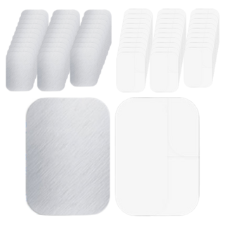 808STORE 車用手機磁吸支架專用方形鋼片 20片 + 保護膜 20片組合, 單一顏色, 3套