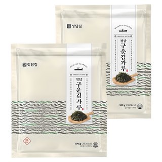 정담김 정담 구운 김가루, 100g, 2개