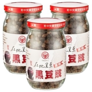 民生 在地黑豆 原味黑豆豉 240g*3罐組, 3罐